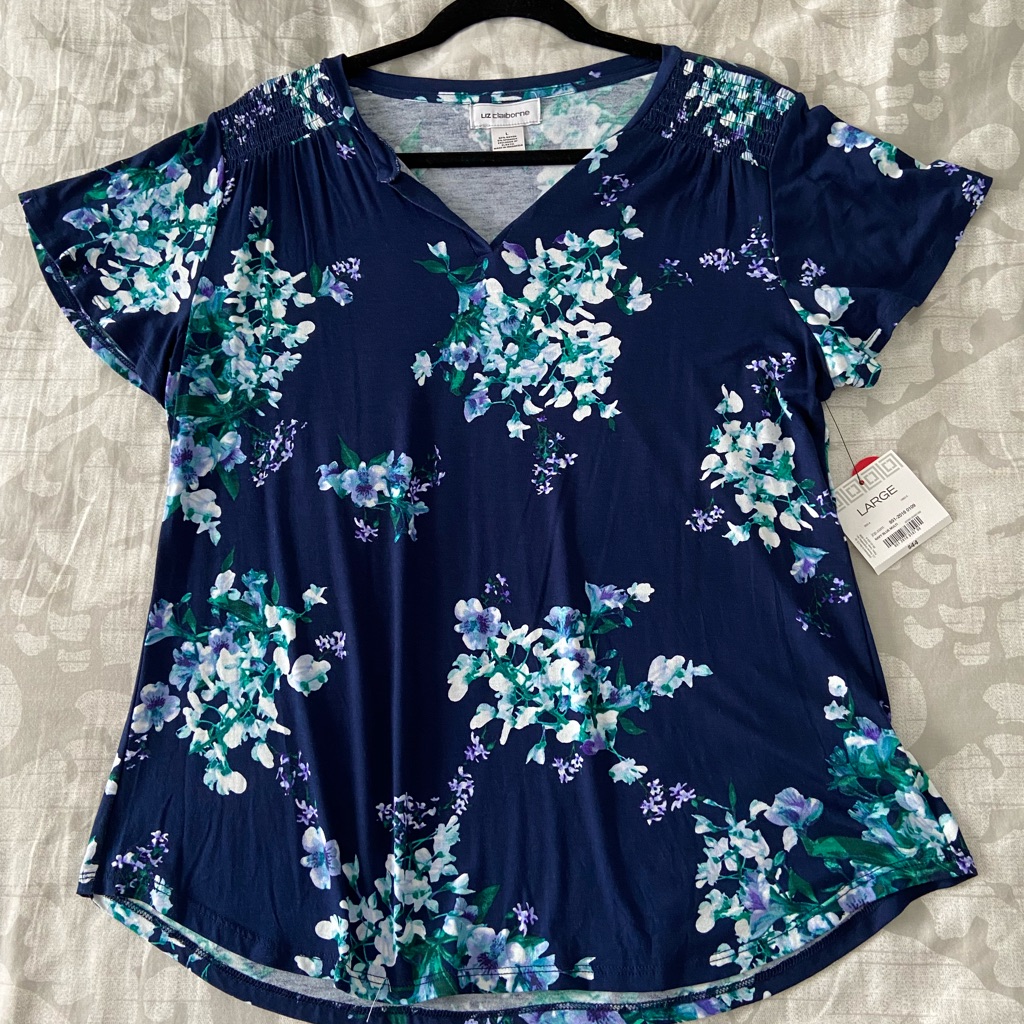 Nwt Liz Claiborne Top Size Large